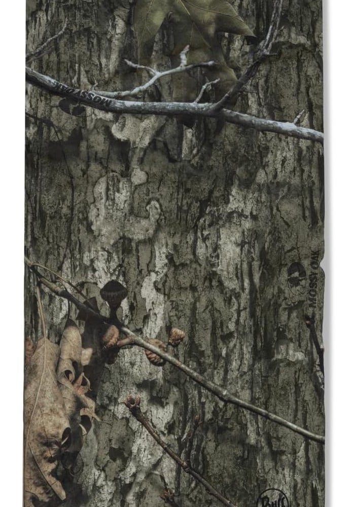 Buff Coolnet UV Multifunctional Scarf in Mossy Oak Country DNA - Forest Green - Image 2