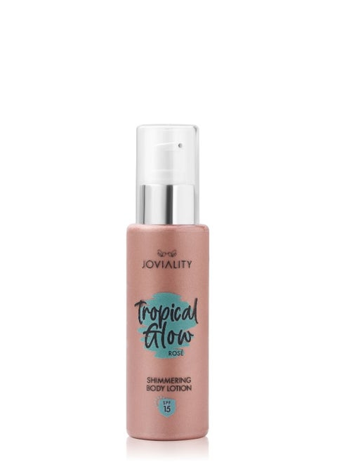 Tropical Glow Natural Shimmering Lotion in Rosé SPF15