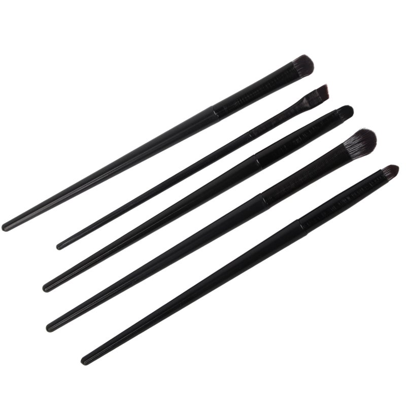 5pcs Eyeliner Smudge Makeup Brush Professional Soft Eye Cosmetic Angled Brush Kit for Home - Image 4