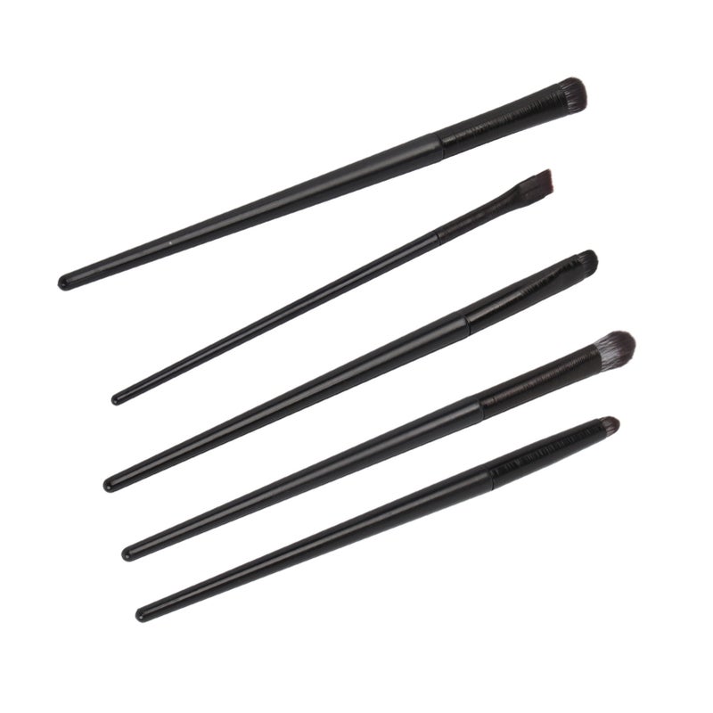 5pcs Eyeliner Smudge Makeup Brush Professional Soft Eye Cosmetic Angled Brush Kit for Home - Image 1