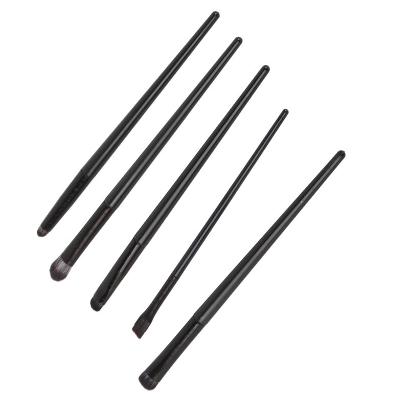 5pcs Eyeliner Smudge Makeup Brush Professional Soft Eye Cosmetic Angled Brush Kit for Home - Image 5