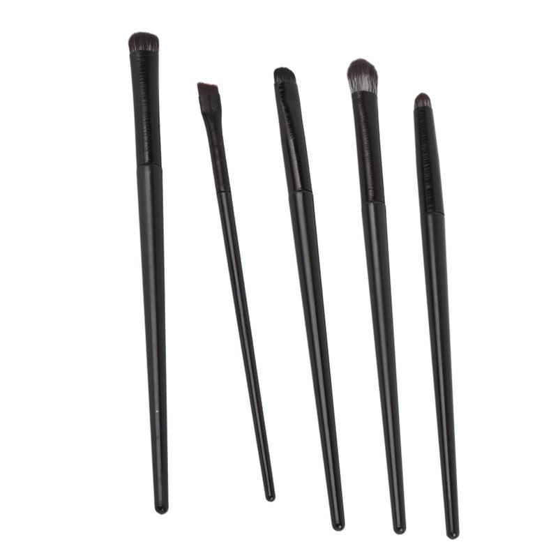 5pcs Eyeliner Smudge Makeup Brush Professional Soft Eye Cosmetic Angled Brush Kit for Home - Image 3