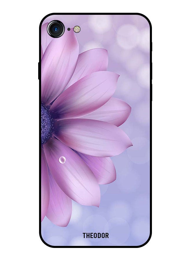 Theodor Protective Case Cover For Apple Iphone SE 2022 Purple Flower - Image 1