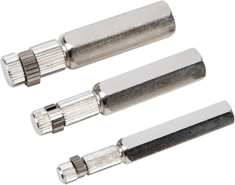 Performance Tool W83204 3 Piece Set, Hardened Steel Construction, Broken Pipe Extractor, Government-Compliant, 3/8-inch, ½-inch, and ¾-inch Pipe Capacities - Image 1