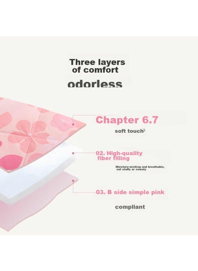 Danisa Crown Comforter, Summer Cool Quilt, Air Conditioning Quilt, Spring And Autumn Thin Quilt, Fiber Cotton Quilt, Winter Single Bed Quilt, 1.5 Meters X 2 Meters - Image 2