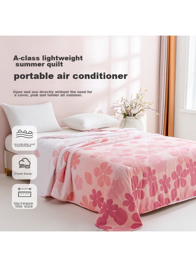 Danisa Crown Comforter, Summer Cool Quilt, Air Conditioning Quilt, Spring And Autumn Thin Quilt, Fiber Cotton Quilt, Winter Single Bed Quilt, 1.5 Meters X 2 Meters - Image 3