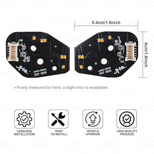 JHO Amber DRL Lights Module Front Headlights Frame White Color Changing to Amber Add Functional Unit For Ford Ranger T9 Lariat Raptor 2023 2024 2025 Daytime Running Lights CE Approved - Image 5
