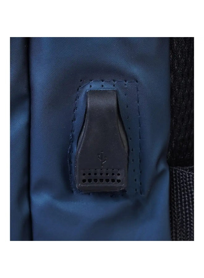 شنطة كروس ووتر بروف للرجال، 5 سوست، 30×18 سم - بترولي - Image 2