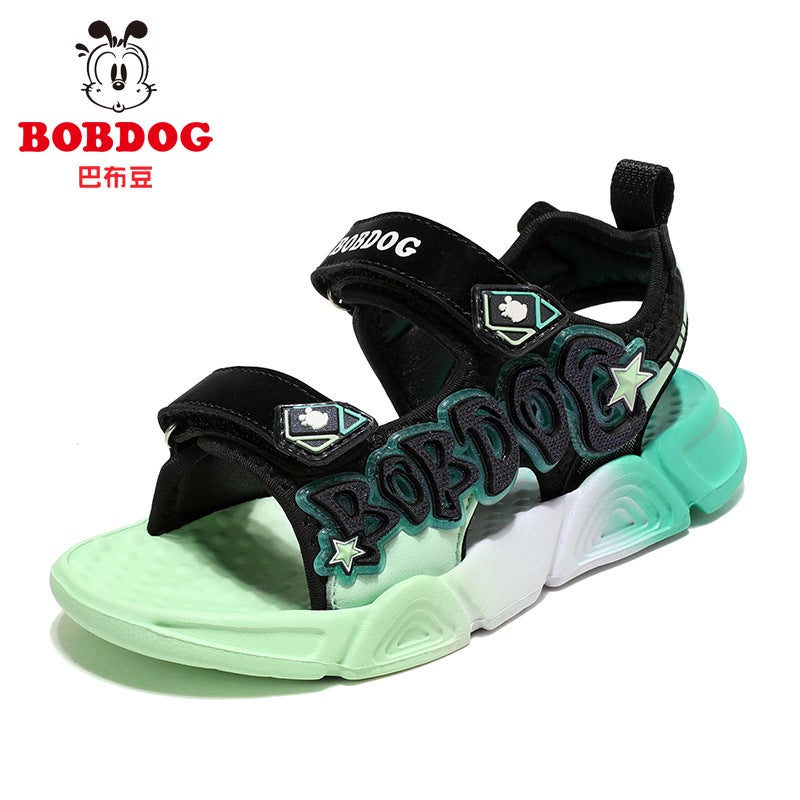 Babudou Kidsren'S Shoes, Boys' Sandals, Kidsren'S Sports Shoes, Summer Medium And Large Kidsren'S Soft-Soled Non-Slip Beach Shoes - Image 1