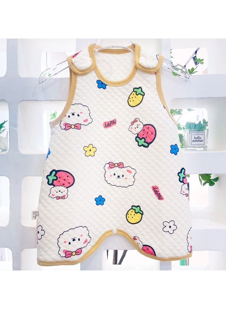 Loquat Suitable For Baby Anti Startle Cotton Wrap Sleeping Print Vest Bag