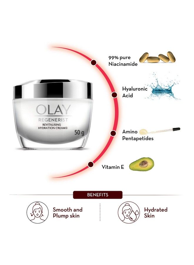 Olay Regenerist Advanced Antiageing Revitalising Hydration Skin Cream Moisturizer Spf 15 50G - Image 5