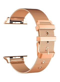 Milanese Replacement Band For Apple Watch 38mm Gold