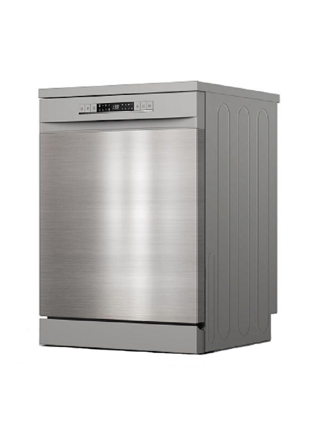 Hisense 13 Place Settings 8 Programs Freestanding Dishwasher 13 L HS622E90X Silver - Image 1