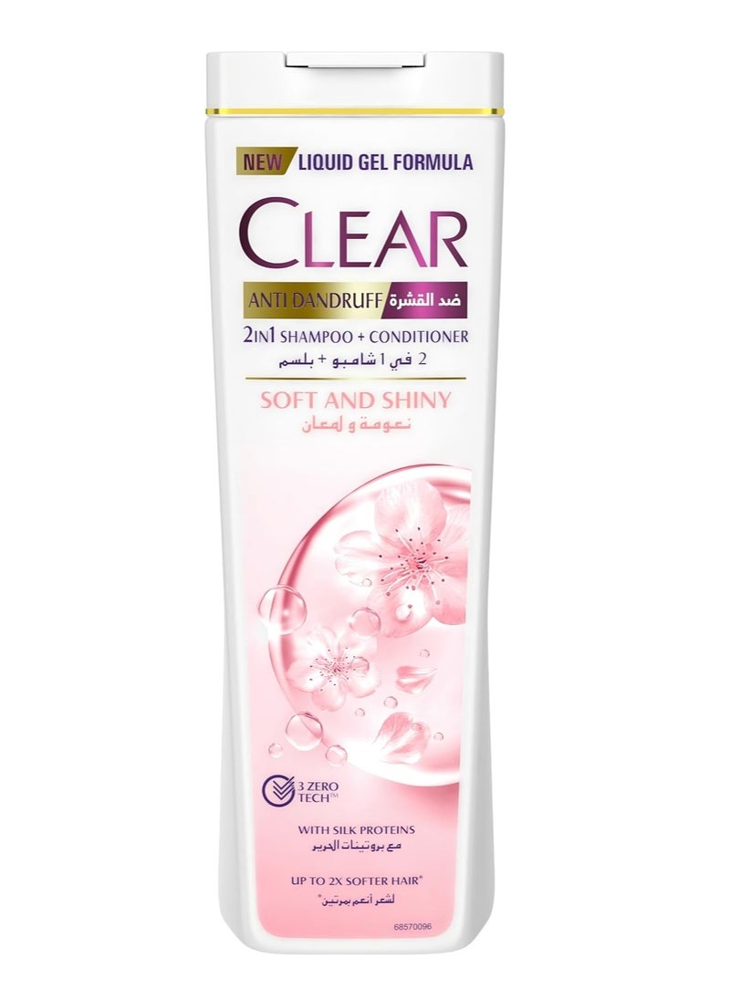CLEAR - 2 In 1 Anti-Dandruff Shampoo And Conditioner 400ml - Image 1