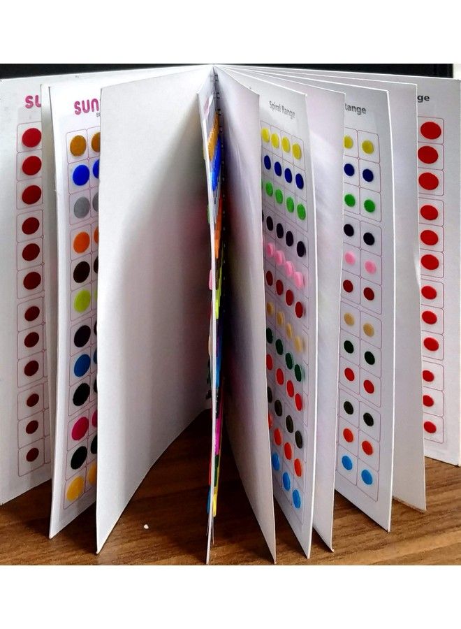 Sunaina Spiral Multicolour/Black/Red/Maroon Colour Kumkum Bindi Book For Women Pack Of 1 - Image 4