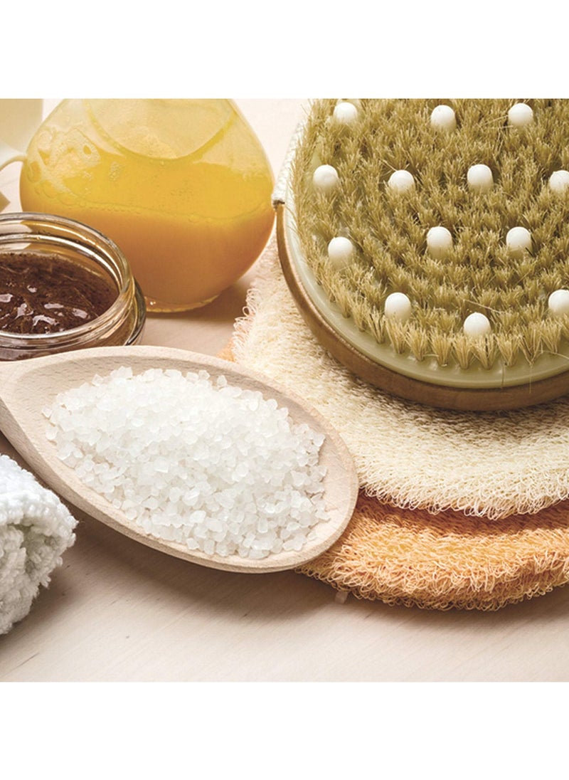 Dry and Bath Body Brush,  Shower Body Brush， Exfoliating Brush with Soft Massage Nodules, Body Scrubber