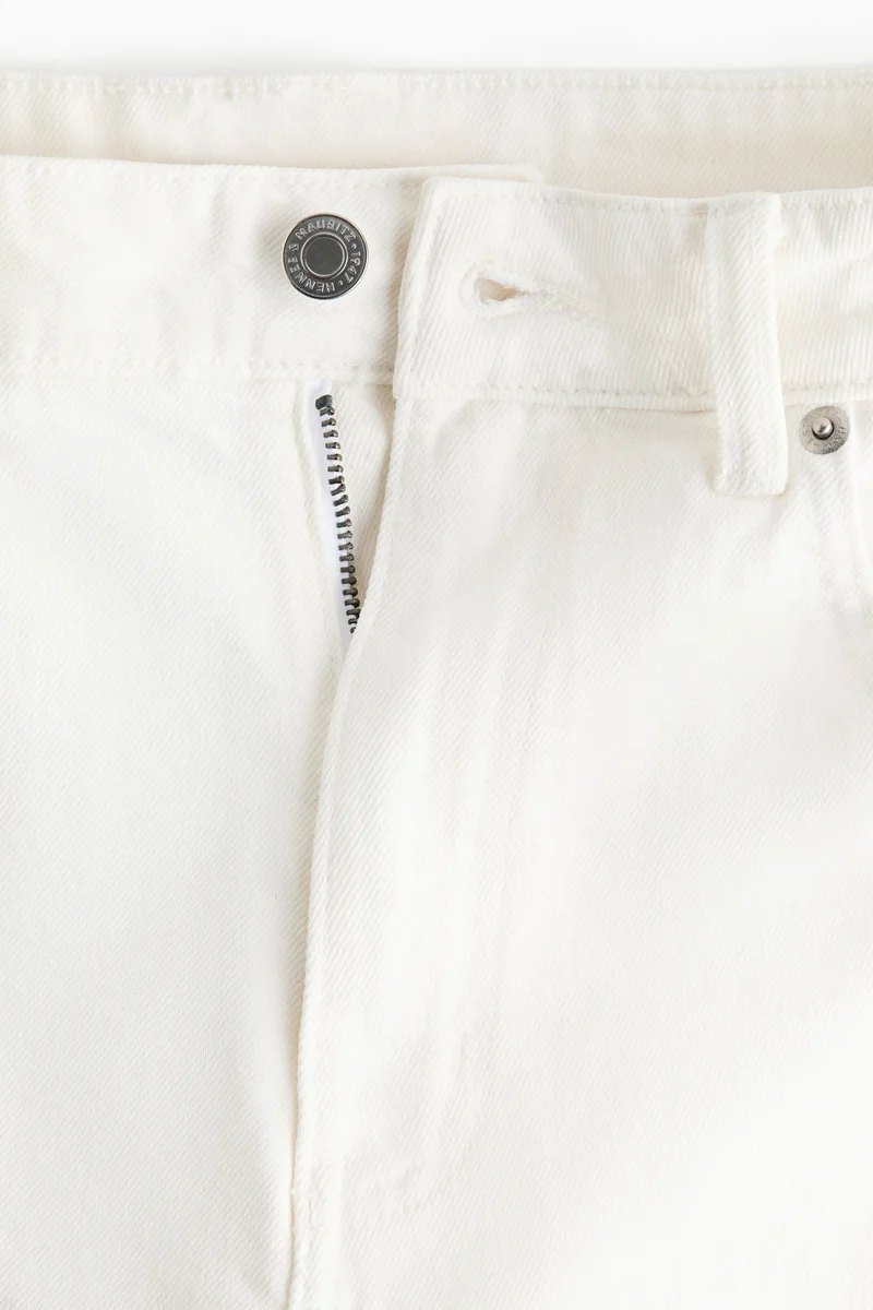 اتش اند ام جينز موم بطول الكاحل وخصر مرتفع بقصّة سلِم