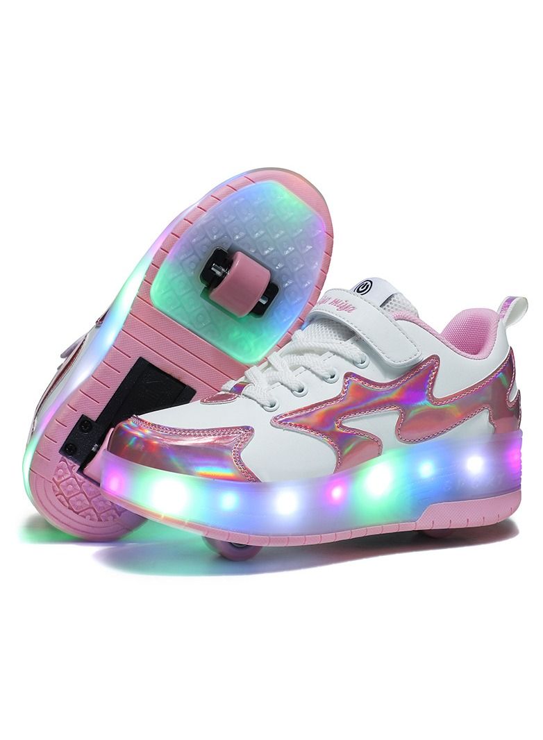 KUYING New Double Wheel Skating Shoelace Lamp 