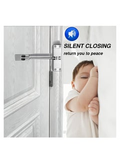 Y&D Automatic Door Closer, Stainless Steel Closing Controller for Residential Commercial Use,Adjustable Speed System  - Image 2