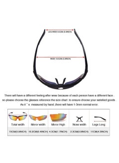 STAUD Polarized Sports Sunglasses for Men Lightweight with 5 Interchangeable Lenses for Outdoor Cycling Running Driving Fishing Golf Climbing Sports  - Image 3