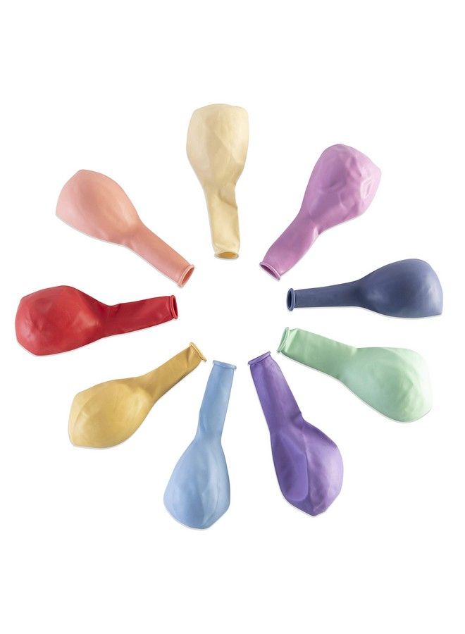 Prextex 150 Pastel Party Balloons 12 Inch 10 Assorted Rainbow Candy Colors Bulk Pack Of Strong Latex Macaron Balloons For Party Decorations, Birthday Parties Supplies Or Arch Decor Helium Quality - Image 5