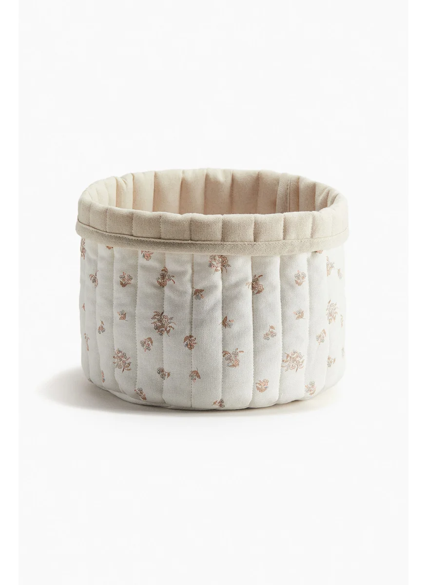 اتش اند ام Small Quilted Storage Basket