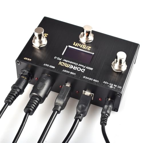 DOREMiDi MIDI Foot Controller (FC-3) MIDI Controller Designed That Can Be Used for Foot Control - Image 5