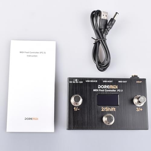 DOREMiDi MIDI Foot Controller (FC-3) MIDI Controller Designed That Can Be Used for Foot Control - Image 3