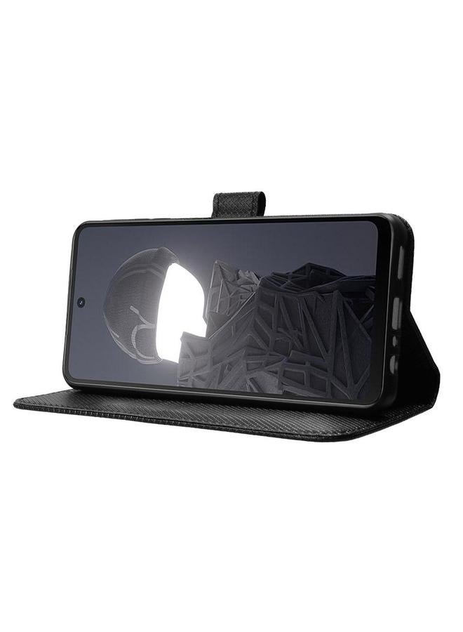 جرين تايجر جراب لهاتف HMD Fusion 5G مصنوع من الجلد بنسيج ماسي - Image 5