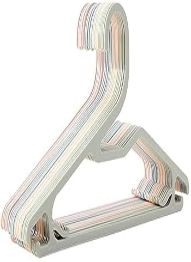 Generic High Quality Plastic Hangers Multicolor Set OF 60 Pieces 