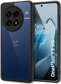 UNBLACK UNBLACK Case Cover Shockproof Hard PC Back Soft TPU Frame Anti-yellowing Slim Protective Cover Compatible with Oneplus 13 (Clear) 