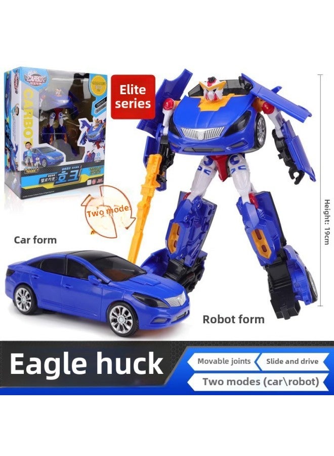 Kabao Car God Reload Return Fire King Driver Elite Edition Children's Classic Transforming Robot Boy Toy-Color:Elite Version  2 Forms  - Image 1