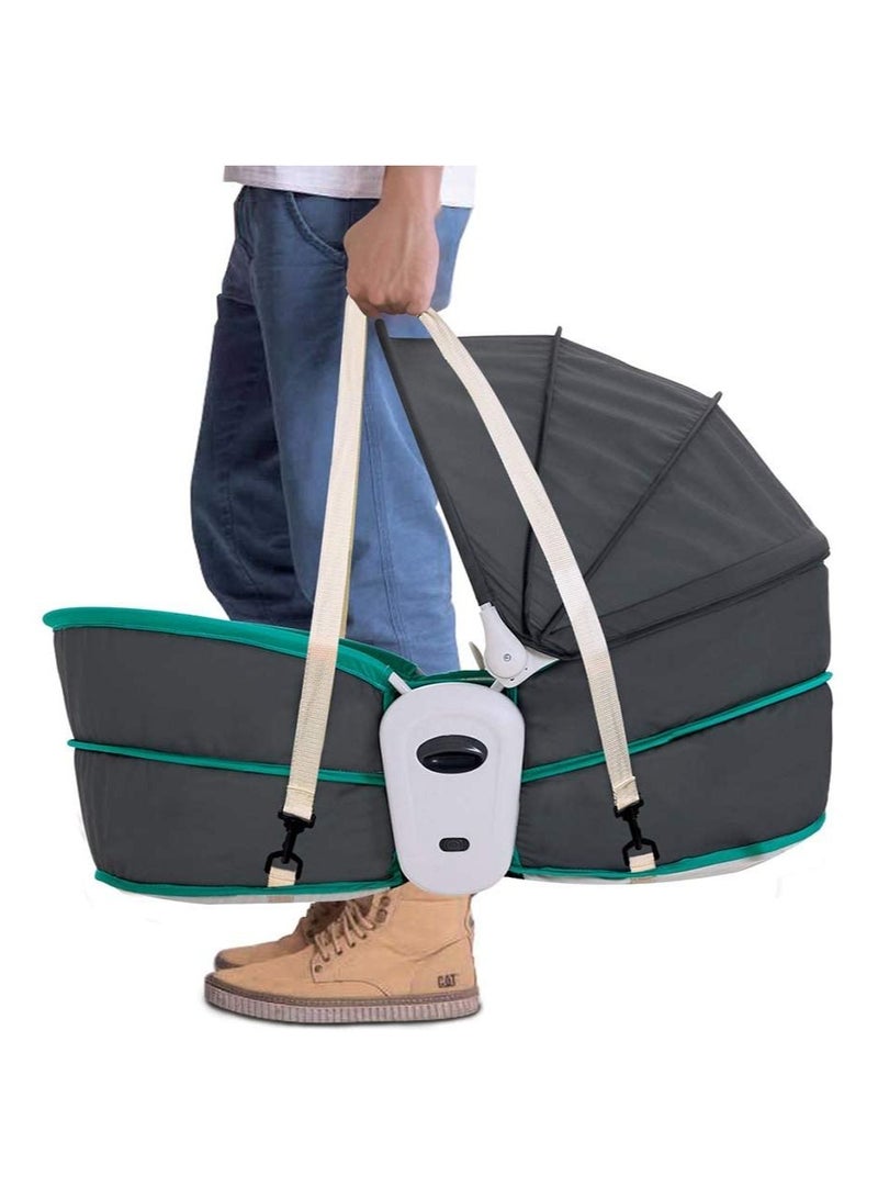 5 in 1 Musical Melodies with Soothing Vibration Rocker and Bassinet Napper Travel Bassinet Rocking Sleeper Bouncer  - Image 4