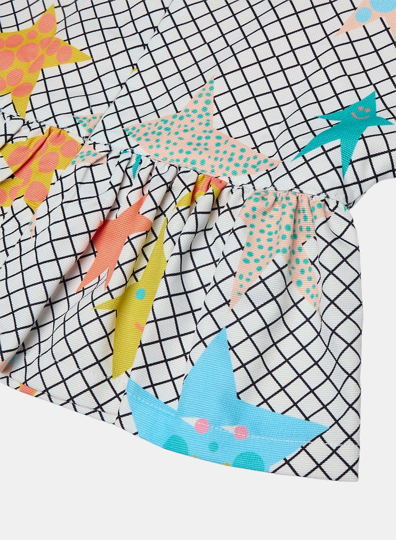 Panco Baby Girls STARS Blouse - Image 4