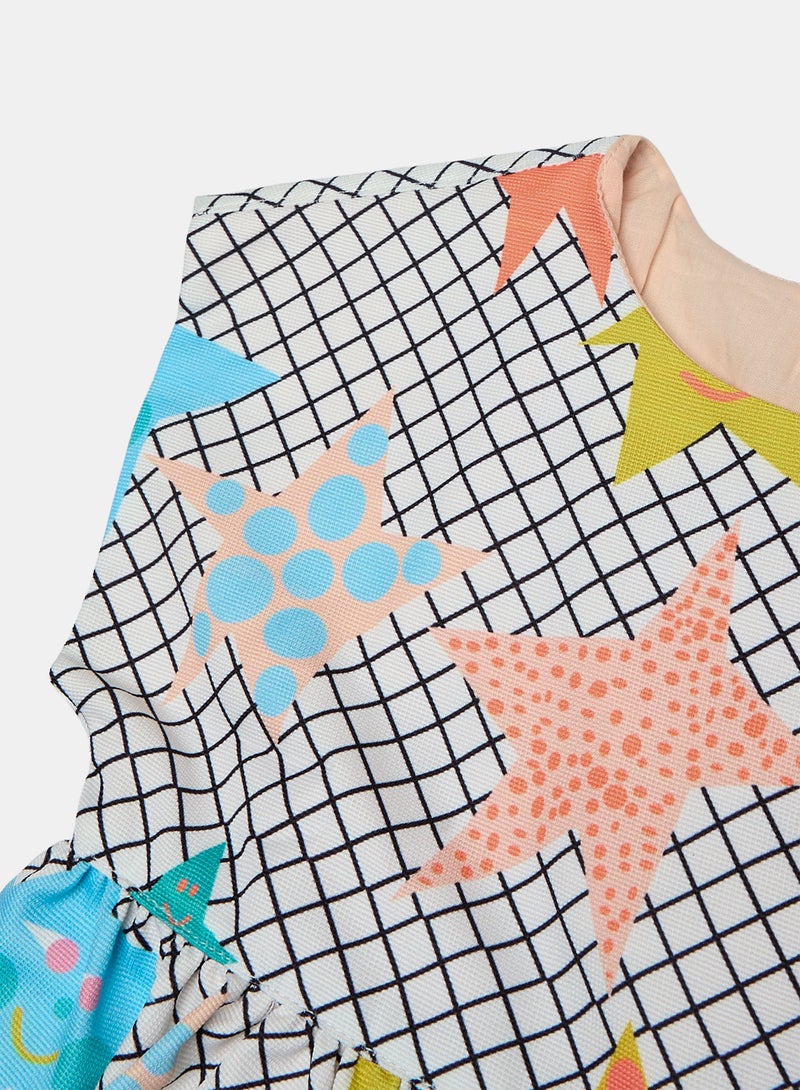 Panco Baby Girls STARS Blouse - Image 3