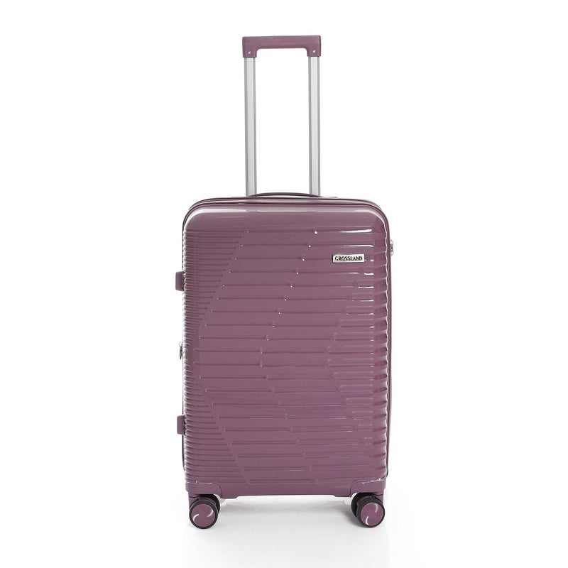 CROSSLAND Medium Trolley Luggage (65cm) – Lightweight Suitcase with Expandable Zippers and TSA Lock – Durable Polypropylene Travel Bag for Longer Trips - Image 2