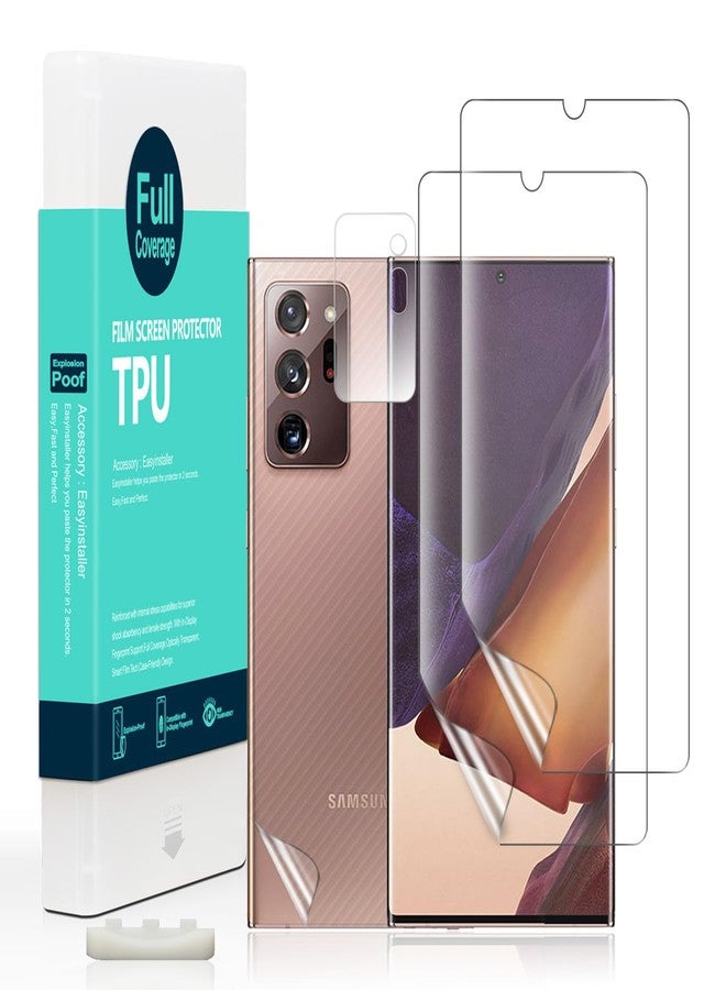 IBYWIND For Samsung Galaxy Note 20 Ultra 5G Screen Protector 2 Pcs,Flexible TPU Film,With 1Pc Camera Lens Protector,1Pc Back Film[Easy to install] - Image 1
