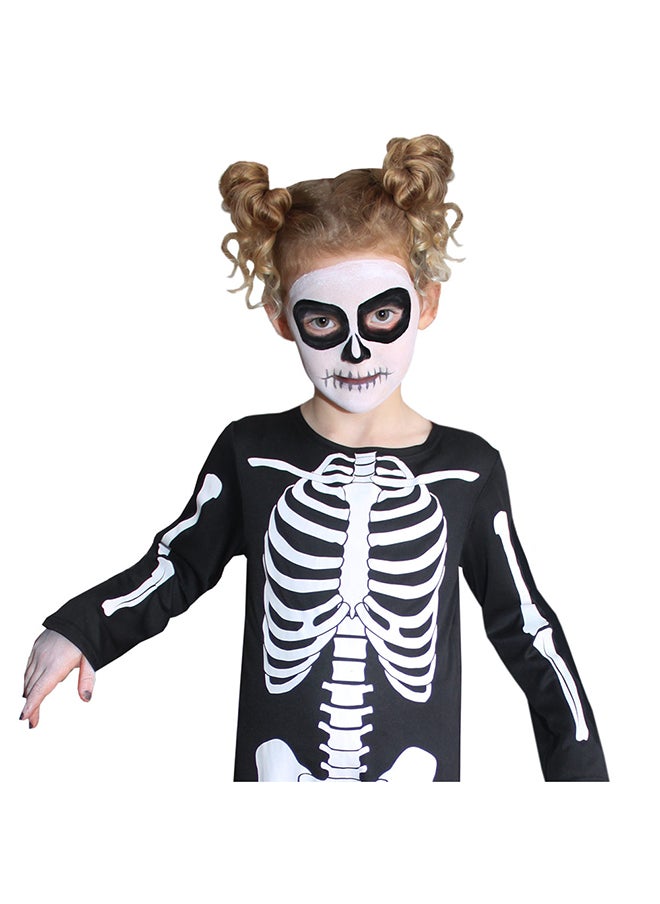 MAD TOYS - Skeleton Jumpsuit Kids Halloween Costume - Image 1