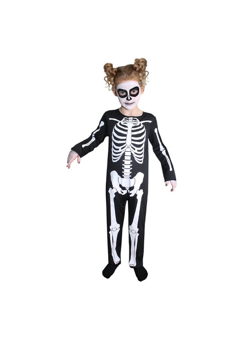 MAD TOYS - Skeleton Jumpsuit Kids Halloween Costume - Image 1
