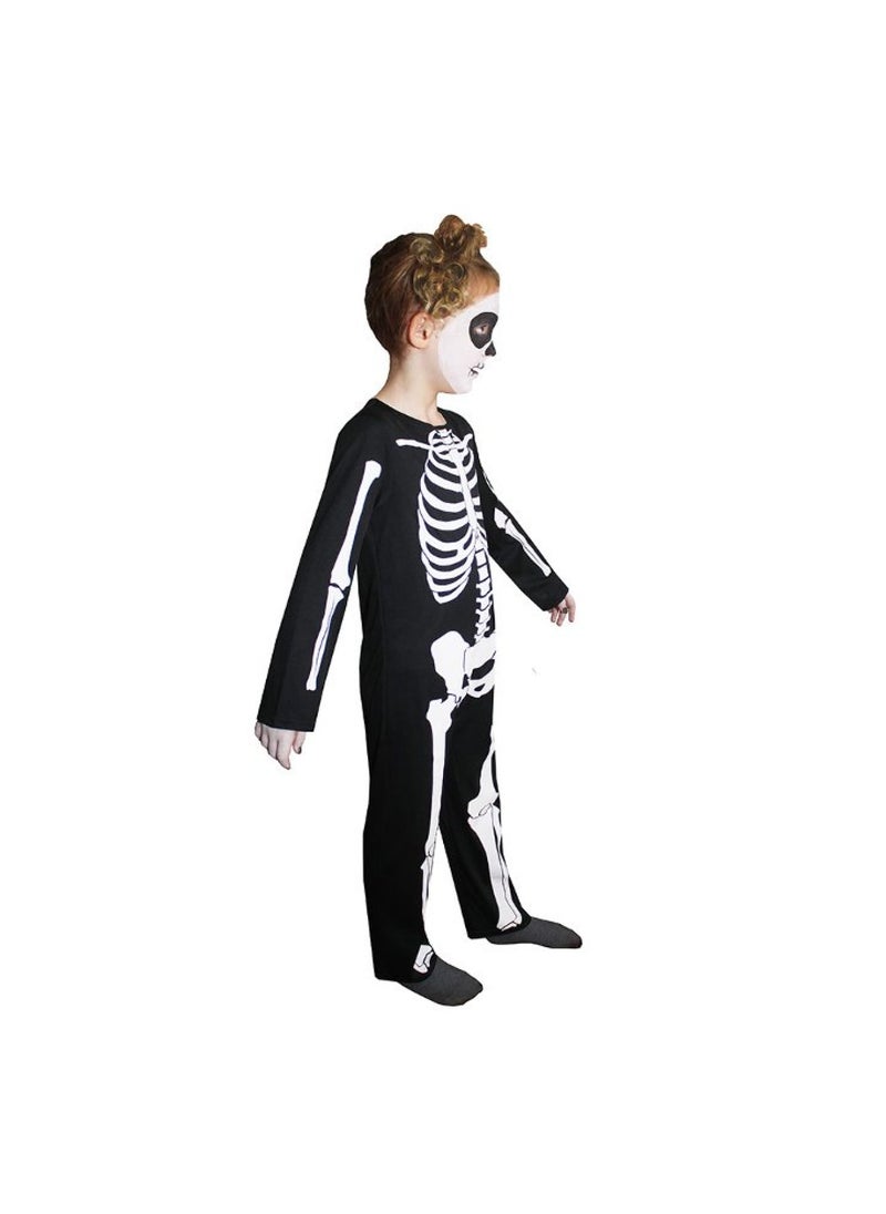 MAD TOYS - Skeleton Jumpsuit Kids Halloween Costume - Image 1