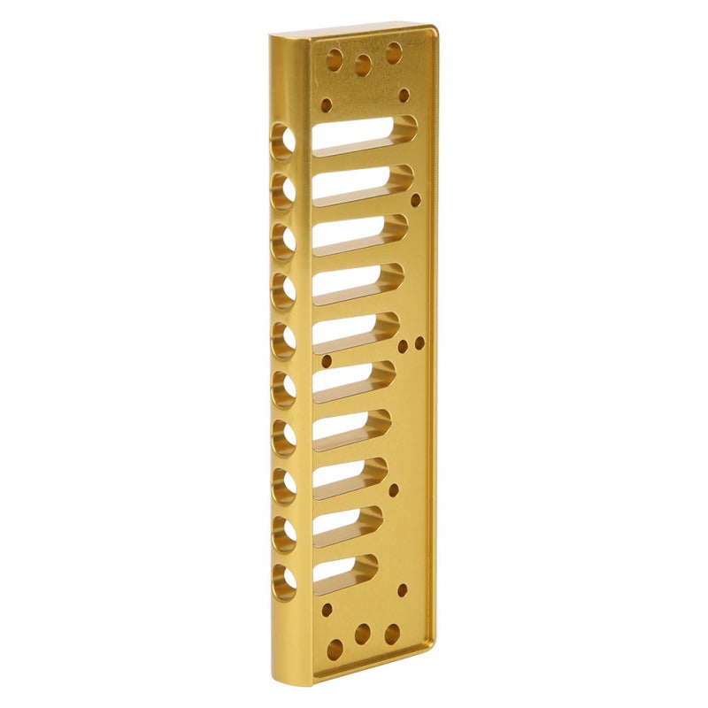 10-Hole Blues Harp Aluminum Alloy Silver Comb - Rounded Edges Round Hole Mouthpiece Lightweight Fine Polished Harmonica Accessory for HOHNER SP20 (Special20) Harmonica Players - Image 2