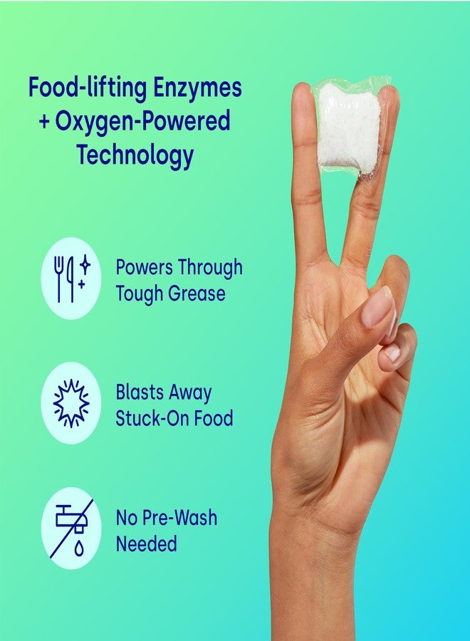 Dropps UltraWash Dishwasher Pods, Unscented (32 Count) - Biobased Power Deep Clean Dishwasher Detergent Tablets for Sparkling Shiny Dishes - No Rinse Aid or Pre-Wash Needed - Dishwashing Pods - Image 3