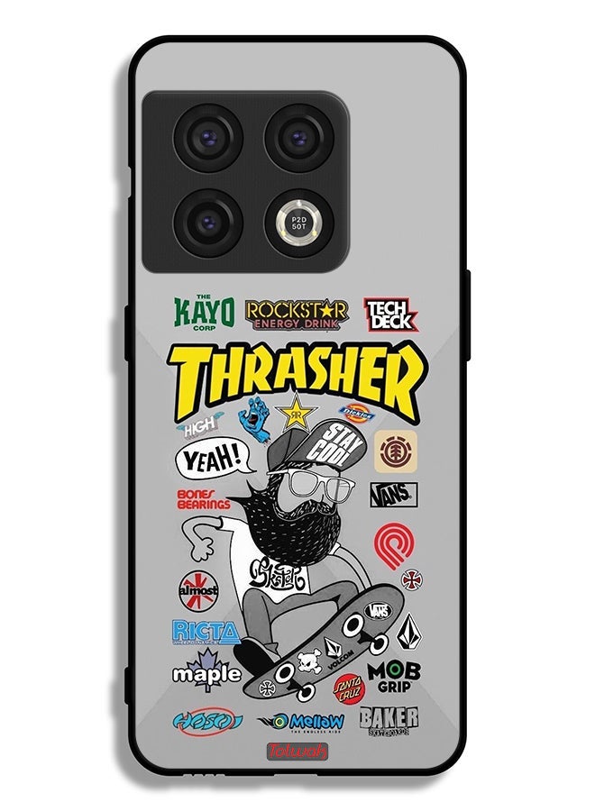 Tolwak OnePlus 10 Pro 5G Protective Case Cover Thrasher Sticker - Image 2