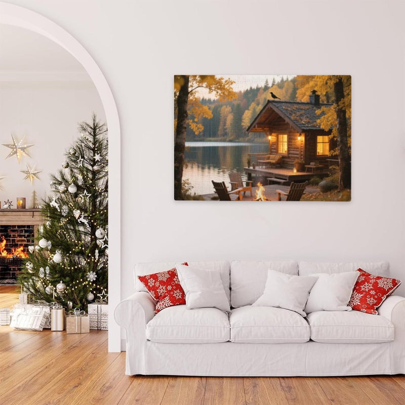 1000 Pieces Colorful Wooden Jigsaw Puzzle For Adults Holiday Fun And Home Decor - Image 5