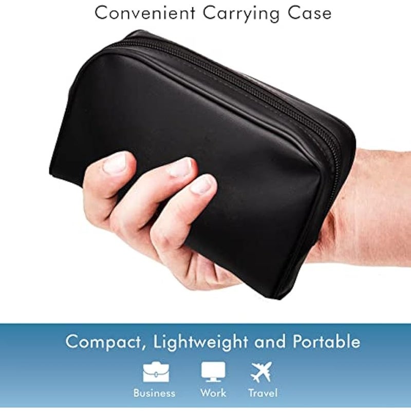 Adult Size Self Taking Black Aneroid Sphygmomanometer, Stethoscope Kit - Professional Blood Pressure Machine with Manual Inflation Cuff w/D-Ring, 8.7”-16.5, BP Monitor Kit w/Carrying Case - Image 5