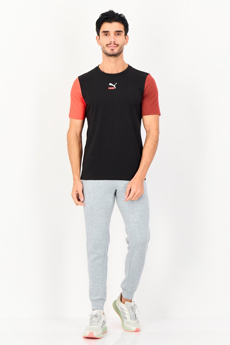 PUMA Men Sportswear Fit Short Sleeve CLSX Outdoor T-Shirt, Black - Image 4