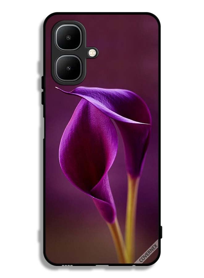 Covernex Infinix Smart 10 Protective Case Cover Two Beautiful Flowers