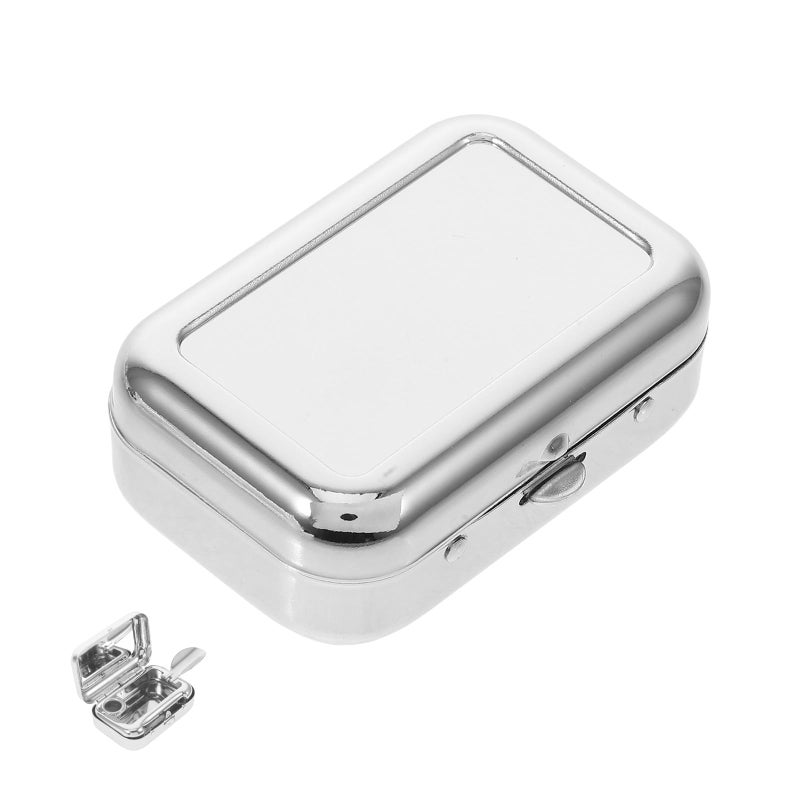 Mini Portable Windproof Stainless Steel Ashtray for Car Outdoor and Home Use - Image 2