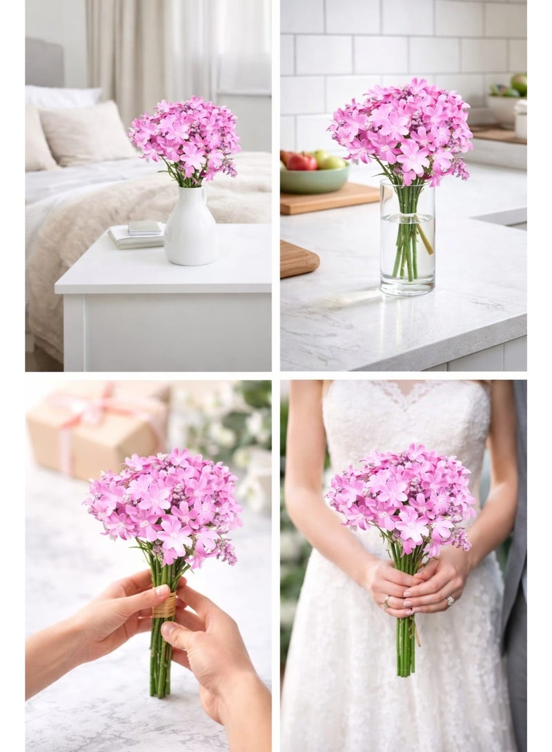 Elegant Artificial Roses Bouquet - Lifelike Silk Flowers for Home Decor, Weddings, and Events - Image 3