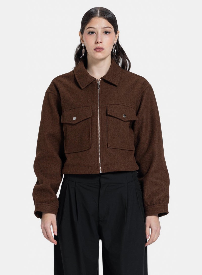 CTRL Front Pocket Wool Jacket - Image 1